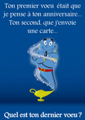 Ton anniversaire entre v&oelig;ux et humour